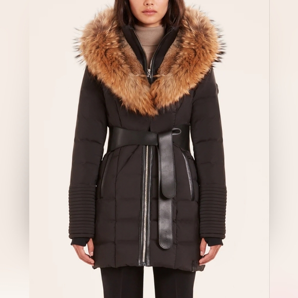 RUDSAK Jackets & Blazers - Like new - WOMENS RUDSAK MODA BLACK/NATURAL FUR XS